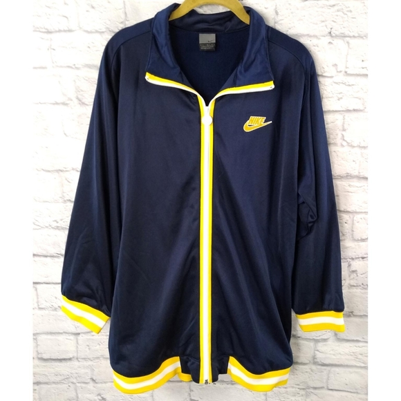 Nike Other - Vintage 90s Y2K Nike Full Zip Track Jacket Navy L